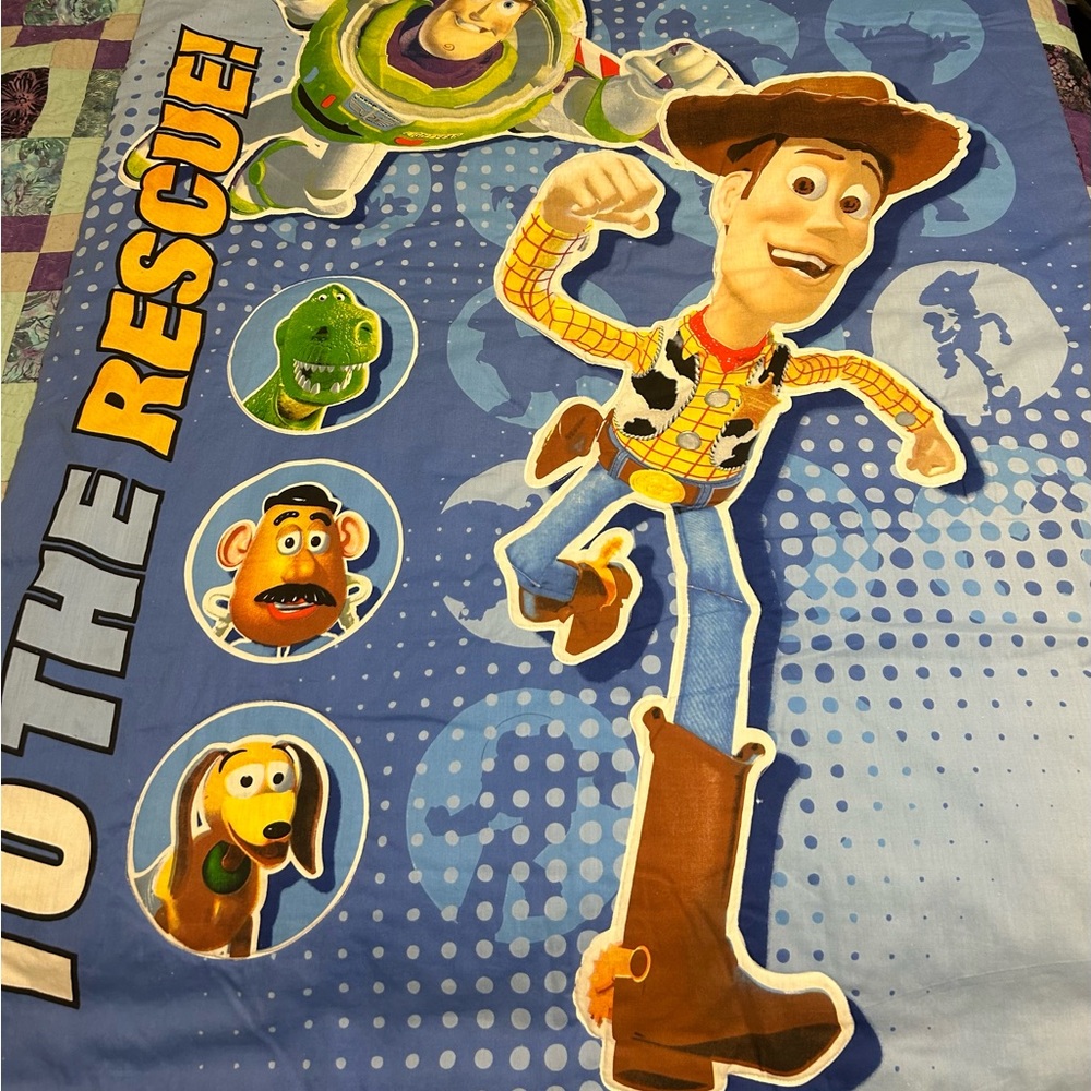 Toy Story Twin Comforter Blanket featuring Woody and Buzz Lightyear‎